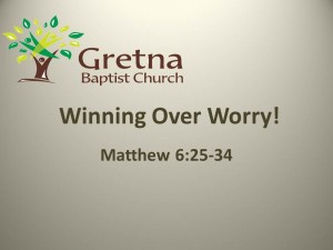 Winning Over Worry!