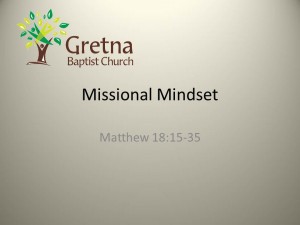 Missional Mindset