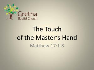 The Touch of the master's hand