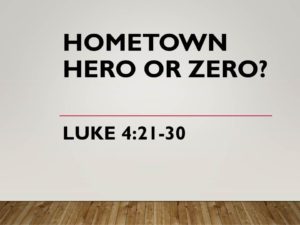 Hometown Hero or Zero